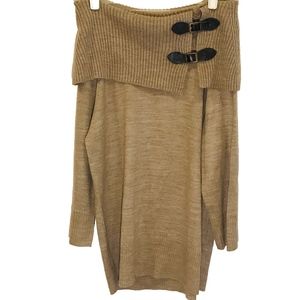Kenneth Cole Reaction | Taupe Cowl Neck Sweater